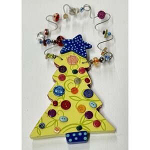 Silvestri Hannabel by Johnna Christmas Button Tree‎ Wall Hanging Ornament